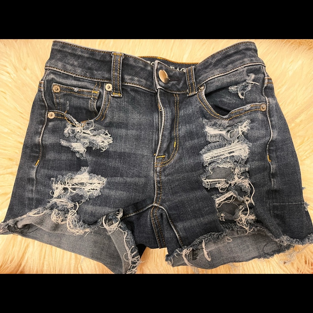 american eagle jean shorts